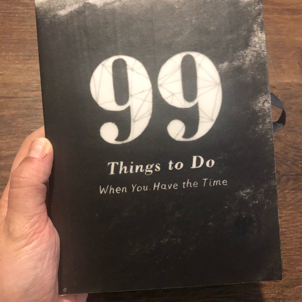 99 Things to Do “coffee table book”